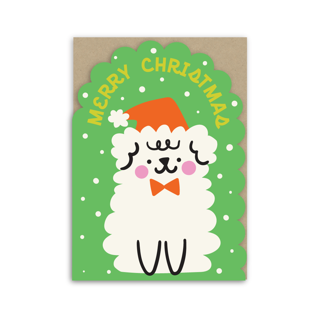 Christmas Dog Christmas Card