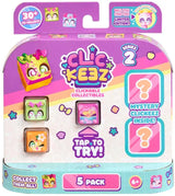 Clickeez Series 2 clickable collectibles 5 pack in packaging with mystery figures