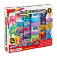 Cra-Z-Compounds Crazy Compounds 4-Compound Magic Kit in its original retail packaging, featuring multiple colorful plastic containers of slime, beads, and craft materials.