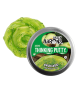 Crazy Aaron's Mini Thinking Putty tin in Avocado design