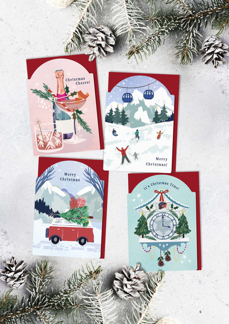 Christmas On The Mountains Card