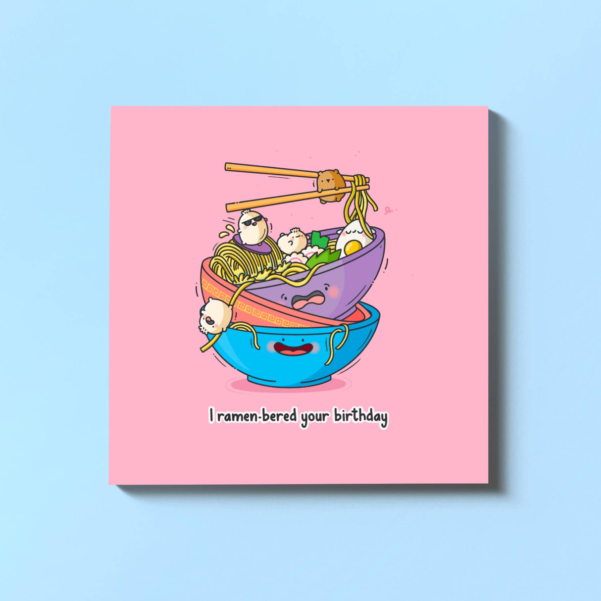 Ramen Birthday Card | Birthday Card | Greeting Card