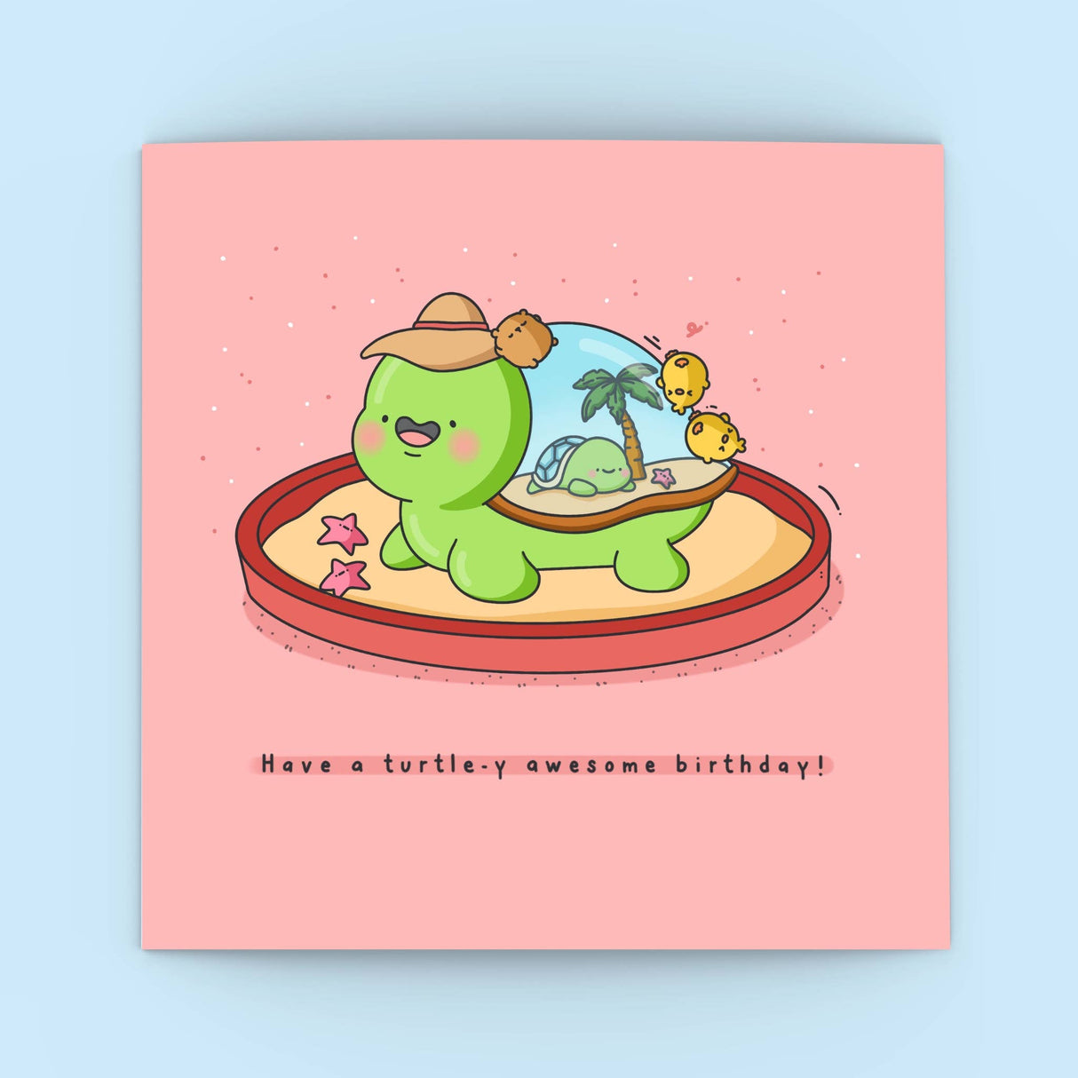 Cute Turtle Birthday Card | Cute Greetings Cards
