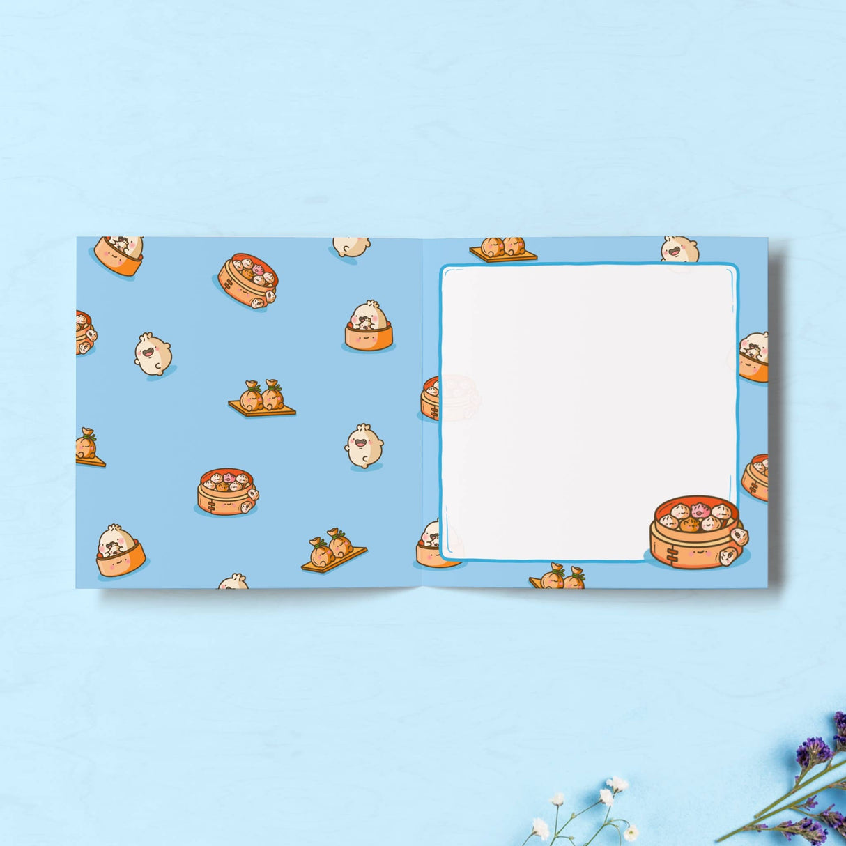 Bao Buns Card | Love Friendship Card | Greeting Card