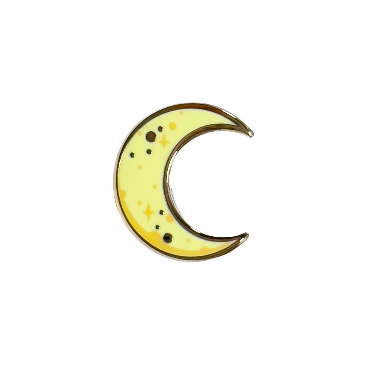 Kawaii Yellow Moon Mini Enamel Pin