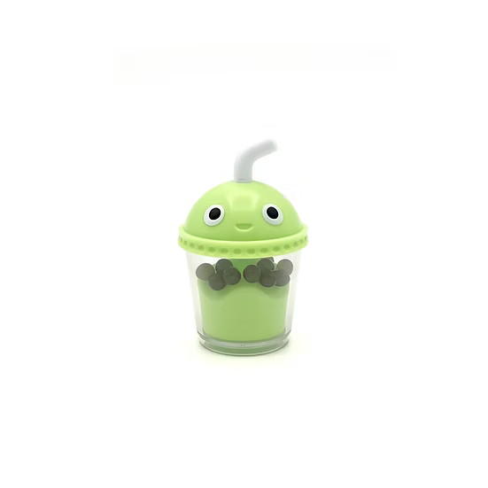 Fidget Go Matcha Milk Tea kawaii drink fidget toy, green sensory fidget