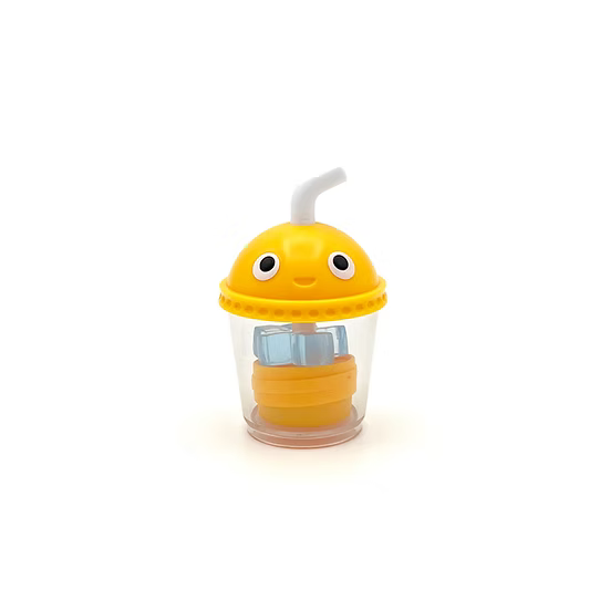 Fidget Go Orange Juice kawaii drink fidget toy, yellow sensory fidget