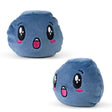 Two kawaii blueberry Fruit Squishy Plushies showing wide-eyed expression and soft plush detail sensory fidget toy