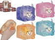 Hamish Highland Cow maltose squishies in purple, pink, orange and blue with tartan display box