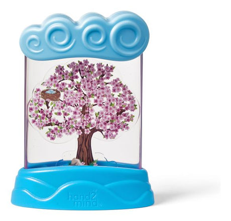 hand2mind Changing Seasons spring sensory tube pink blossom tree blue