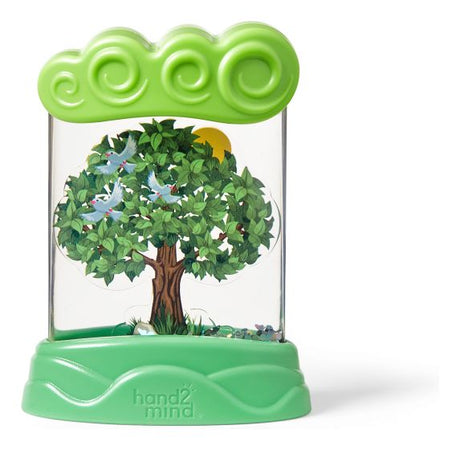 hand2mind Changing Seasons summer sensory tube green tree birds