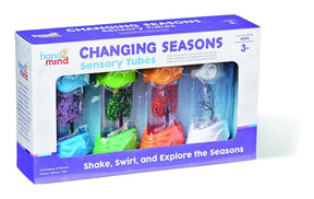 hand2mind Changing Seasons Sensory Tubes set box packaging front