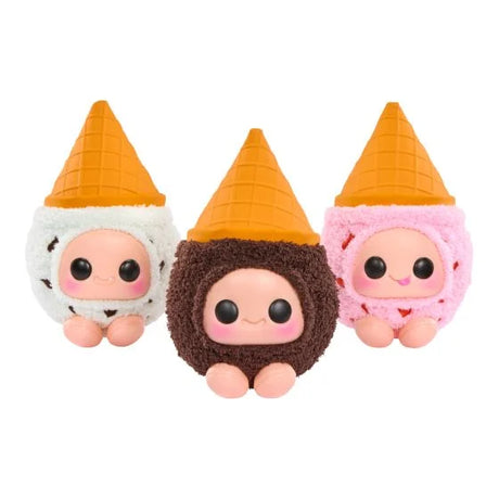 Hyojo Breyers Ice Cream collectible plush three variants: vanilla, chocolate, strawberry