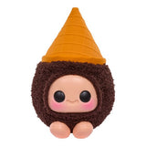 Hyojo Breyers Ice Cream chocolate collectible plush front view, waffle cone hat