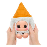 Hyojo Breyers Ice Cream vanilla white collectible plush held in two hands
