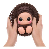 Hyojo Cookie Sandwich Chocolate plush collectible held in two hands