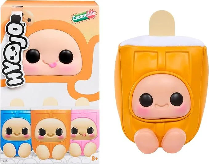 Hyojo Creamsicle mystery box packaging with orange variant and all three styles shown