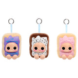 Hyojo Pop-Tarts squishy keychains in Wild Berry, Cookies & Crème and Frosted Cherry designs