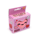 J'adoramals Squeezie Heart pink, front of retail packaging, kawaii heart design