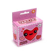 J'adoramals Squeezie Heart red, front of retail packaging, kawaii heart design