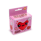 J'adoramals Squeezie Heart red, front of retail packaging, kawaii heart design