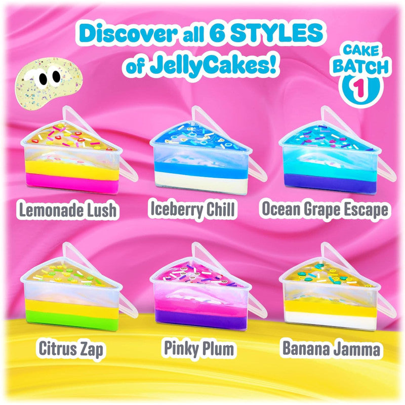 Jelly Cakes x Chillin With Rachel Cake Batch 1 sensory slime six styles