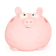 Jumbo Squishy Pig oversized slow-rise soft pink sensory stress relief fidget toy on white background