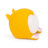 Side angled view of the Keycraft Big Squij Corgi Butt squishy toy showing its rounded shape and ears