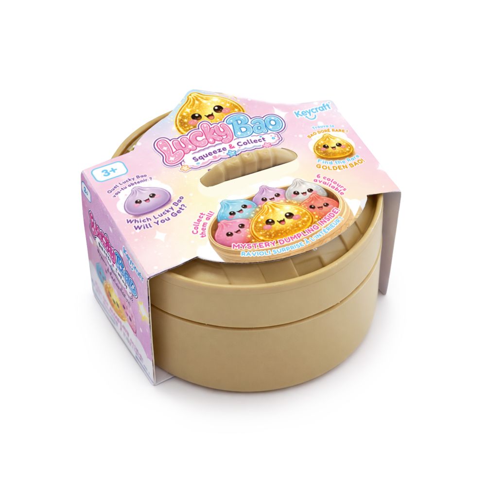 Keycraft Lucky Bao Squeeze and Collect mystery dumpling packaging