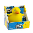 Keycraft Stretch N Smash Grumpy Duck sand-filled stretchy sensory fidget toy in display box packaging