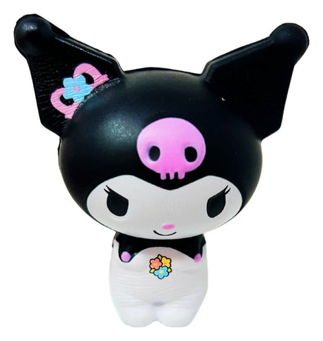 Kuromi black squishy toy, Sanrio sensory fidget toy, slow-rise collectible figure