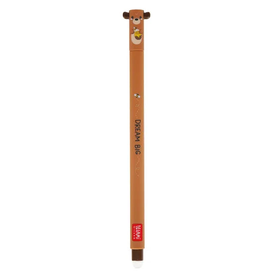 Pen with bear design and 'Dream Big' text on a white background