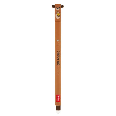 Pen with bear design and 'Dream Big' text on a white background