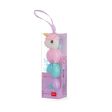 Legami 3-in-1 unicorn highlighter packaging box with ribbon hanger and product illustration