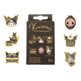 Loungefly Kuromi 20th Anniversary enamel pins, six designs, Sanrio mystery pin