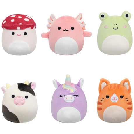 All six MallowMees by Squishmallows characters shown together in a collage