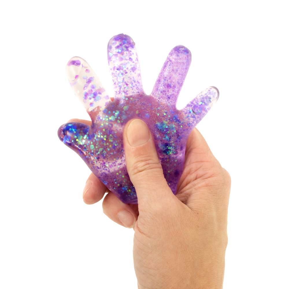 Keycraft Sparkly Squishy High Five Hand