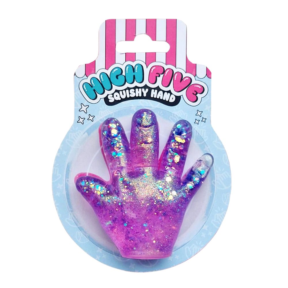 Keycraft Sparkly Squishy High Five Hand