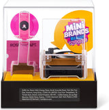 Back of Mini Brands Really Works Vinyl playset packaging showing record player and pink vinyl