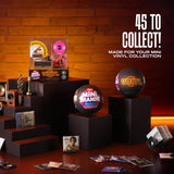 Mini Brands Really Works Vinyl playset with mystery capsules and miniature music collectibles on display