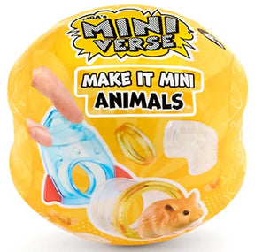 MGA Miniverse Make It Mini Animals yellow mystery blind ball packaging