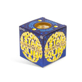 Scrunchems Moons and Stars Glow in the Dark Squish Ball individual retail box with circular window showing the ball inside