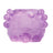 Purple translucent MushyKinz Jelleez axolotl squishy covered in raised bubble details
