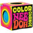 Blue Nee Doh Colour Change squish ball in its retro-style neon gift box