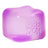 Purple Nee Doh Nice Cube on a white background showing the squished cube form