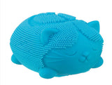 Nee Doh Fuzz Ball Wild Cats blue squishy cat sensory fidget toy