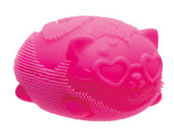 Nee Doh Fuzz Ball Wild Cats pink squishy cat sensory fidget toy
