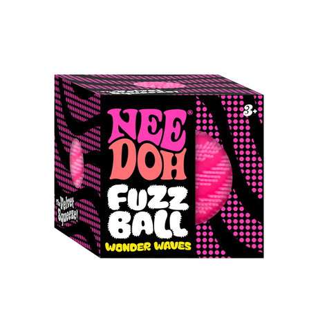 NeeDoh Fuzz Ball Wonder Waves box in pink colourway