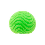 Green NeeDoh Fuzz Ball Wonder Waves on white background