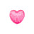 Pink glitter Nee Doh Good Vibes Only squish heart with Squeeze the Day embossed message on white background